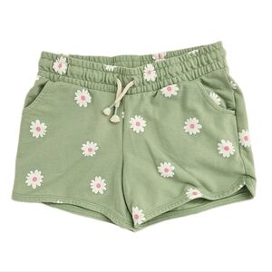 Cat & Jack Green Floral Shorts Large